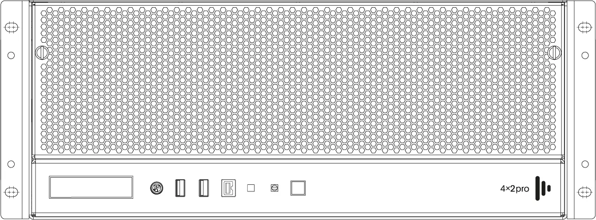 Front view of 4x2pro