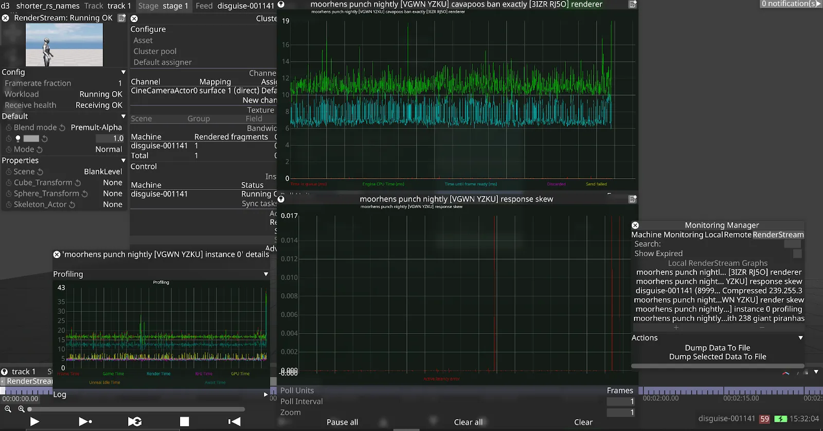 RenderStream workload name shortened