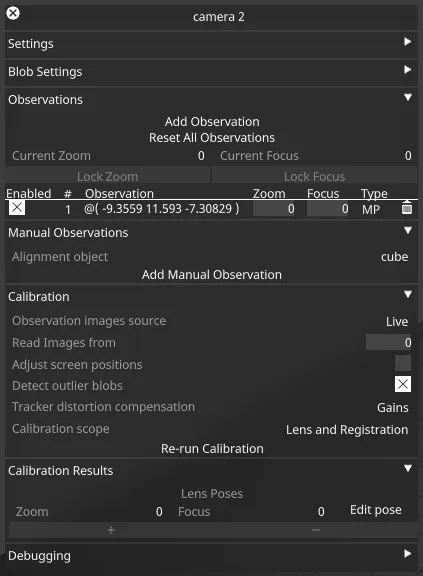 Manual Observation properties