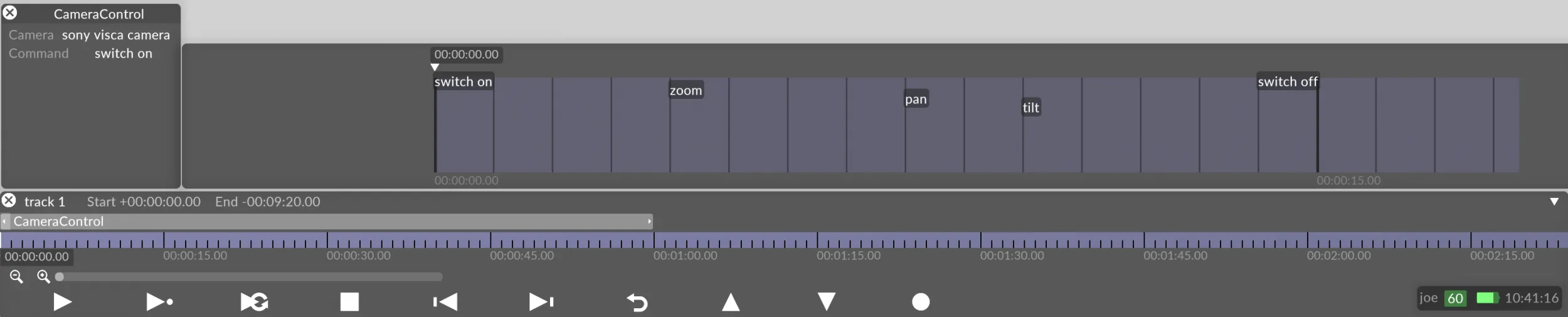 CameraControl layer