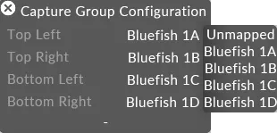 Capture group config v2