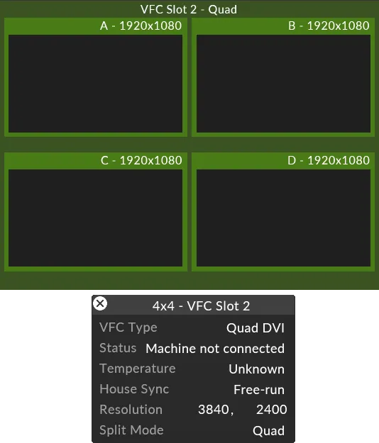 Configuring VFC Card Slots