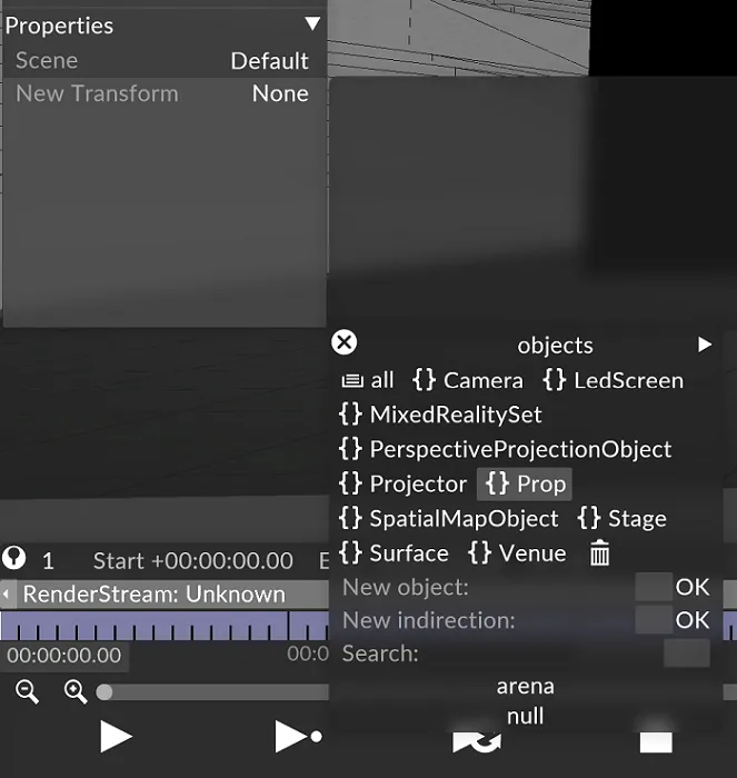 RenderStream Layers Properties