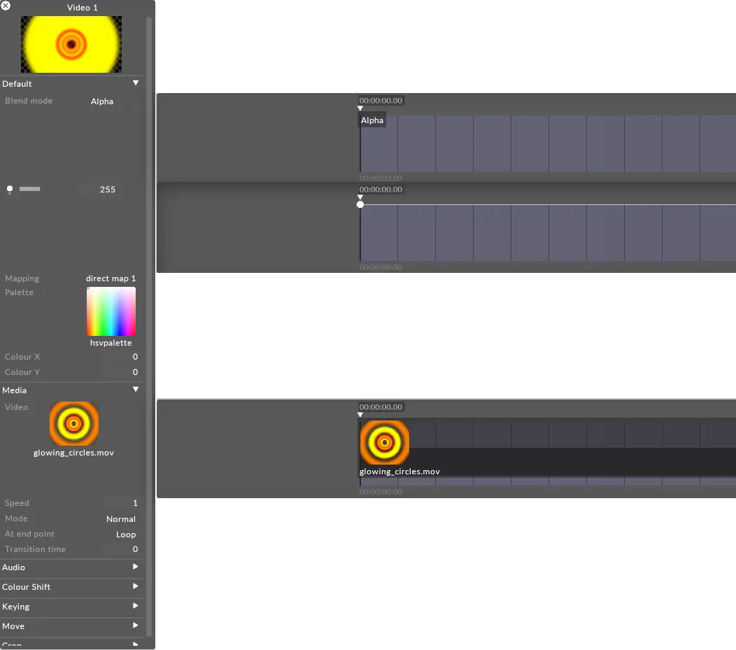 Keyframe types