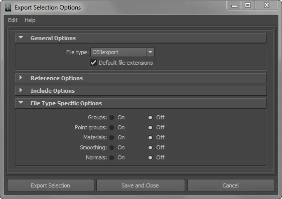 Maya Settings