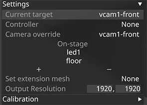 MR Set settings