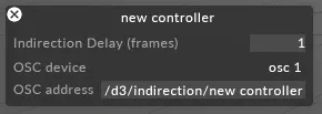 New indirections controller