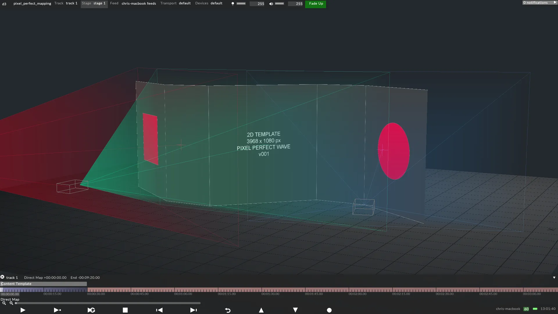 Rendering UV maps to content templates