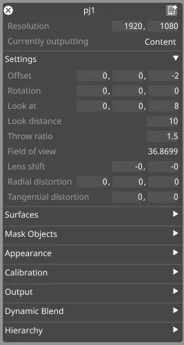 Project settings in r21