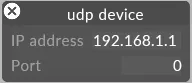 UDP device