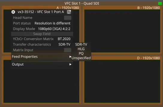 VFC Slot SDR